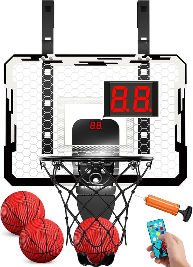 Imagen de QDRAGON Indoor Mini Basketball Hoop 7-LED en OfertitasTOP