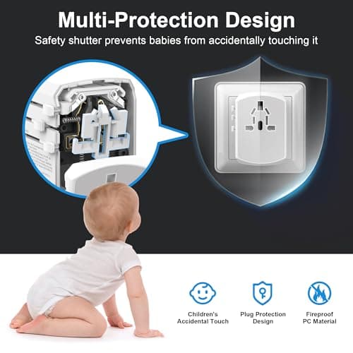 Thumbnail 5 de Yioihnm adaptador universal 5 en 1 viaje