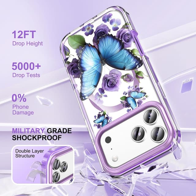 Detalle 2 de STERKER Designed for iPhone 17 Pro Max Case (6.9 in) with Built-in Screen Protector and Magnetic Compatibility