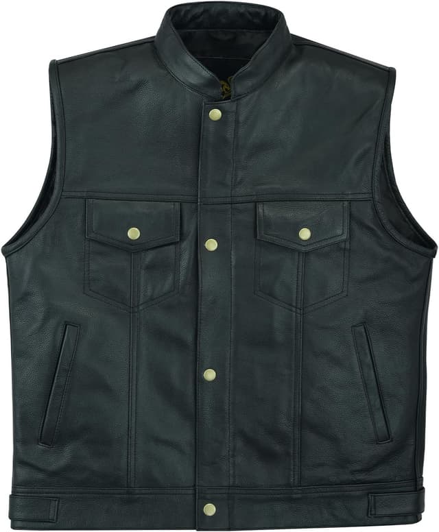 Thumbnail 5 de Leatherick Chaleco de cuero para moto