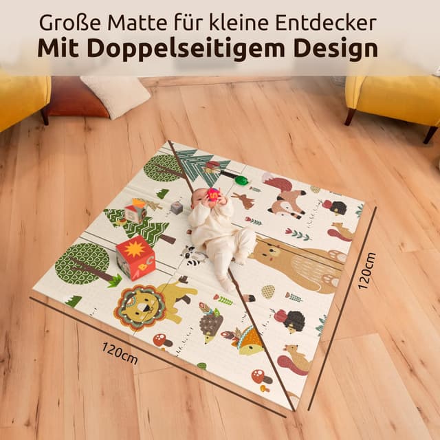 Thumbnail 1 de Mallie Spielmatte Baby 120x120 cm