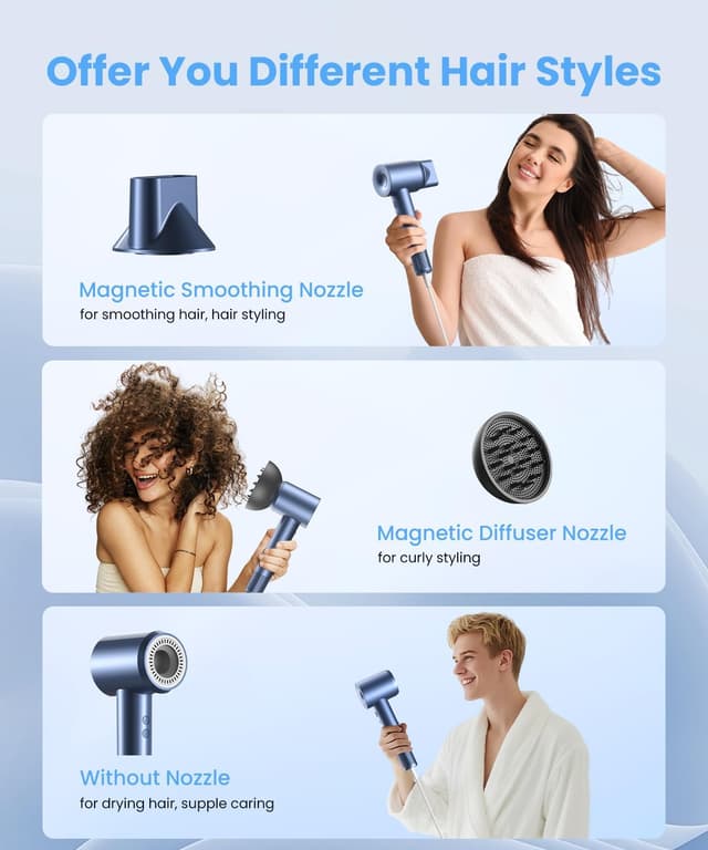 Thumbnail 6 de LAMPICK Hair Dryer 150000 RPM ionic hairdryer ๐โ