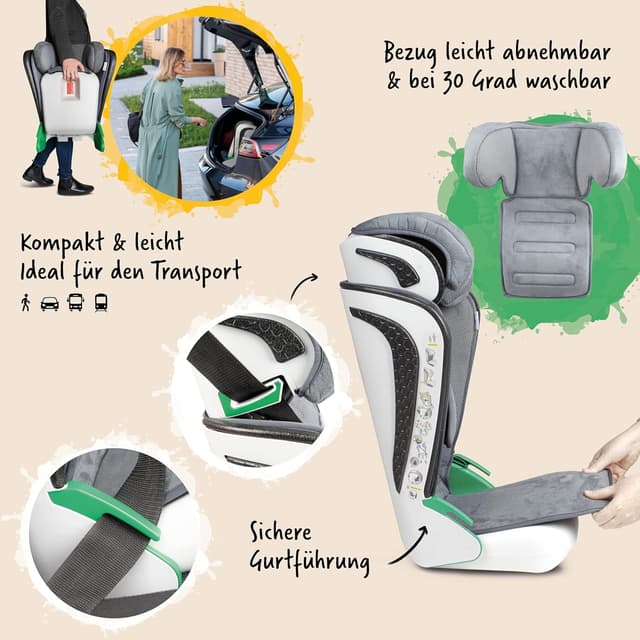 Thumbnail 4 de WALSER Noemi Kindersitz 3-8 Jahre, extra schmal