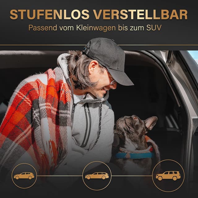 Thumbnail 6 de HELDENWERK Kofferraum-Trenngitter 91–153 cm