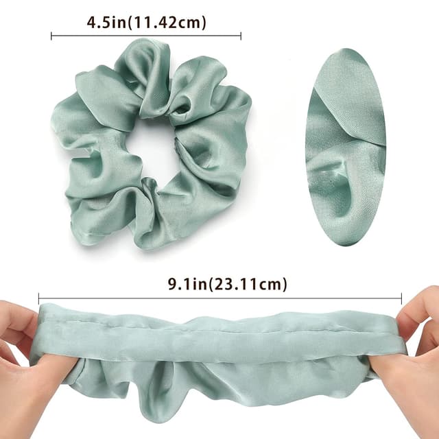 Thumbnail 5 de Lolalet Seide Scrunchies Satin 6er Set