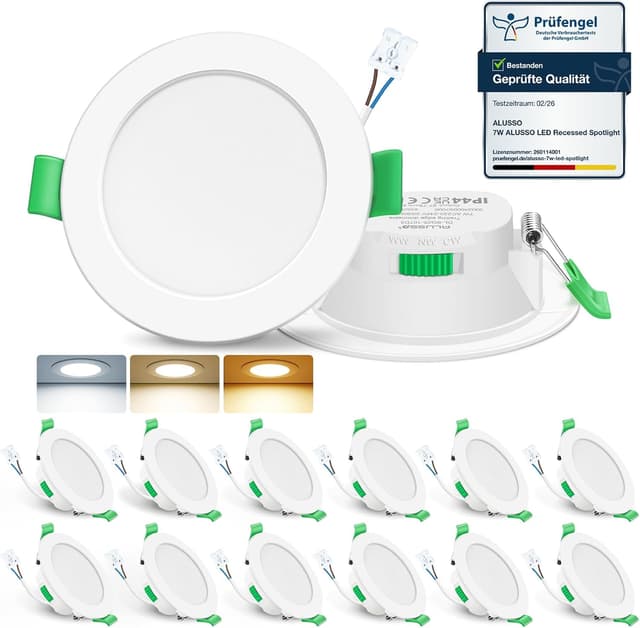 Detalle de ALUSSO LIGHTING LED Einbaustrahler 230V 7W