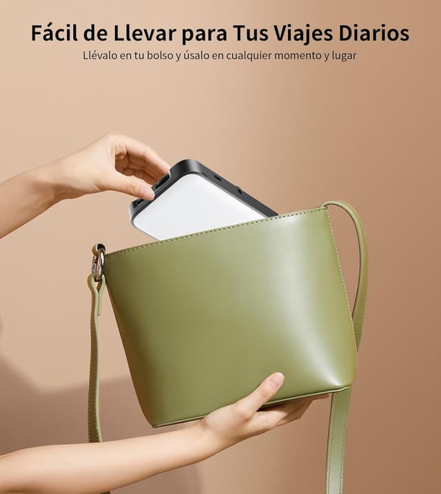 Thumbnail 7 de TONEOF Luz Móvil Recargable con Difusor y Soporte