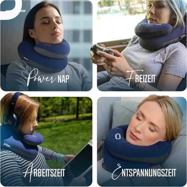 Thumbnail 4 de BCOZZY Nackenkissen Reisen Large Schwarz