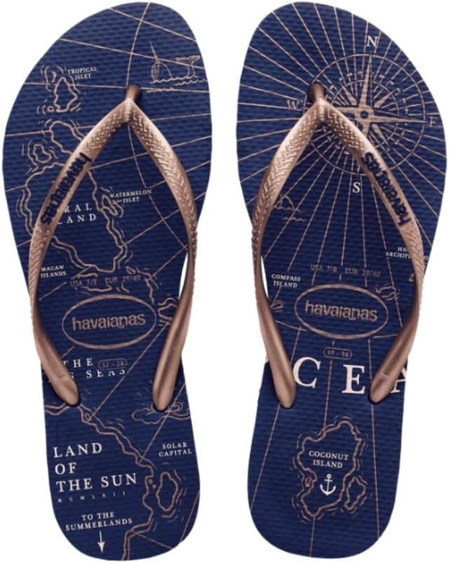 Thumbnail 6 de Havaianas Femme Hav.Slim : des sandales tongs bleu marine au confort au quotidien