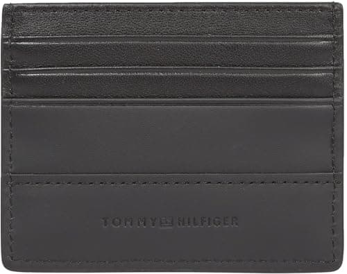 Detalle 2 de Tommy Hilfiger Corp cartera piel 7,7x10,3 cm negro