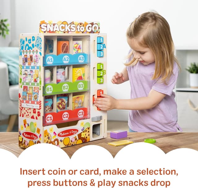 Detalle de Melissa & Doug Sort-Stock-Select Wooden Vending Toy