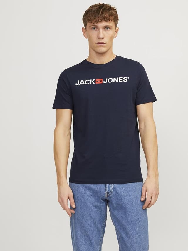 Thumbnail 6 de JACK & JONES Jjecorp Logo tee SS Crew Neck camisetas pack 3, XXL