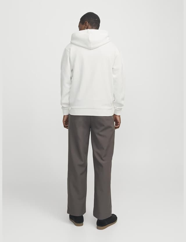 Detalle de JACK & JONES Herren Kapuzenjacke einfarbig mit Kordelzug