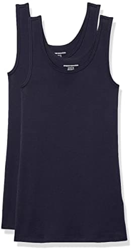 Detalle de Amazon Essentials Camiseta tirantes entallada mujer XS (pack 2)