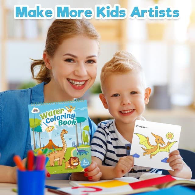 Thumbnail 5 de ZMLM Libro da colorare ad acqua per bambini 3–8 anni 🎨