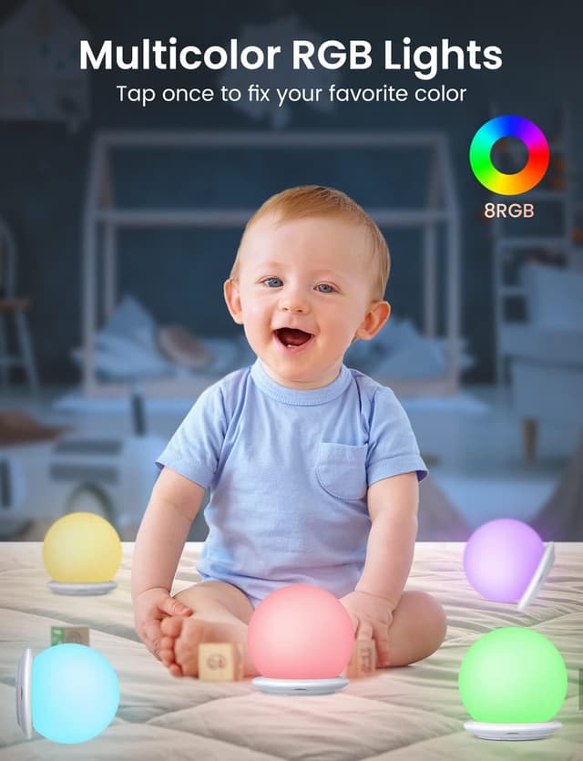 Detalle 2 de KOOFIT Luz Nocturna Infantil recargable