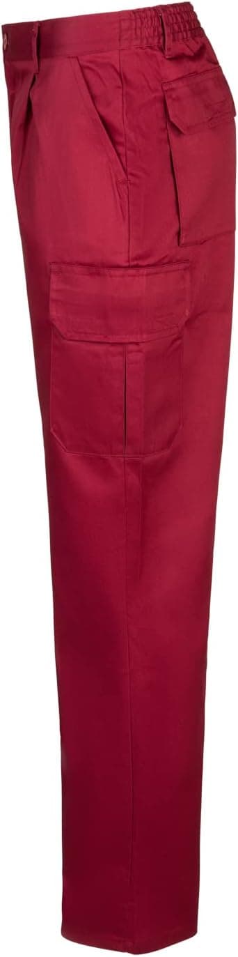 Detalle 2 de VELILLA 345 Pantalón Multibolsillos Granate Talla 34