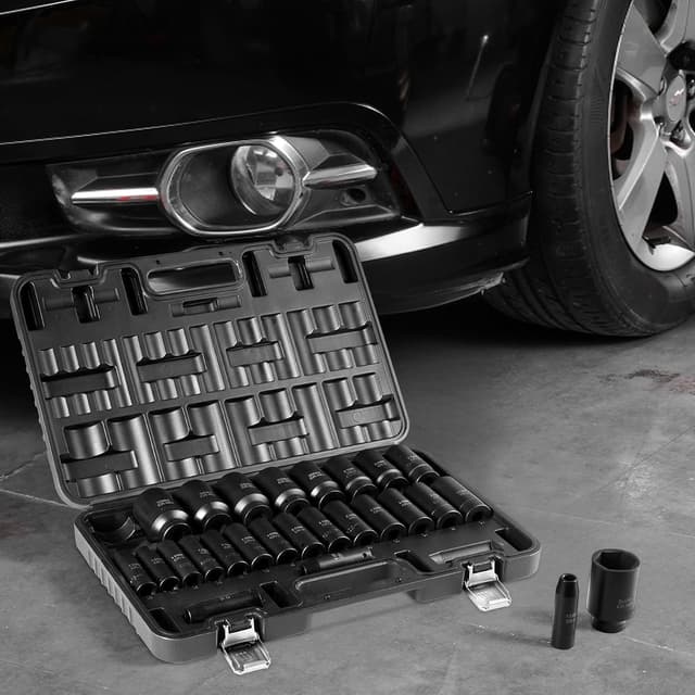 Thumbnail 6 de VEVOR Impact Socket Set 26pc 1/2in