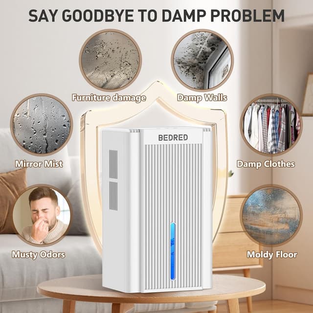 Thumbnail 6 de 95OZ Dehumidifier for Home 1000 Sq.Ft