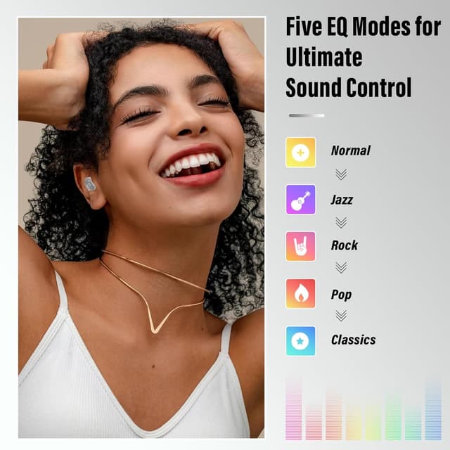 Thumbnail 4 de VEKJ Bluetooth In-Ear Schlafkopfhörer, 48 Std