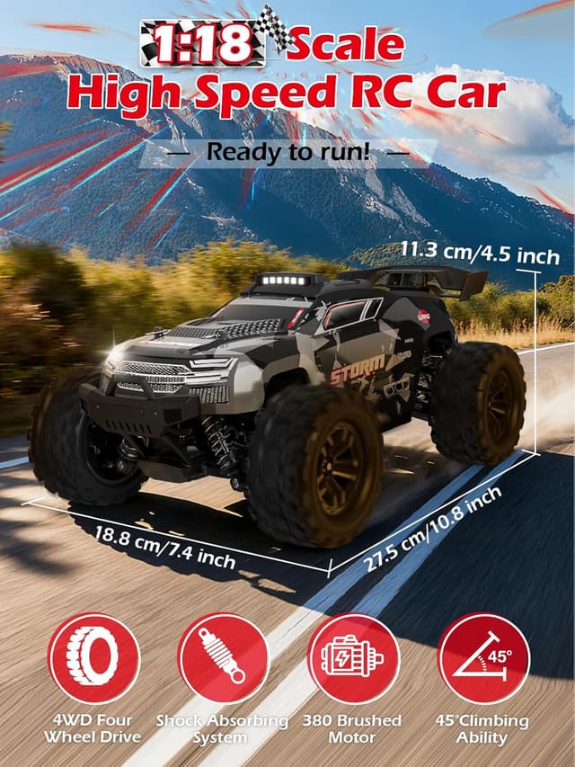 Detalle 2 de Kiztoys 1:18 Remote Control Car