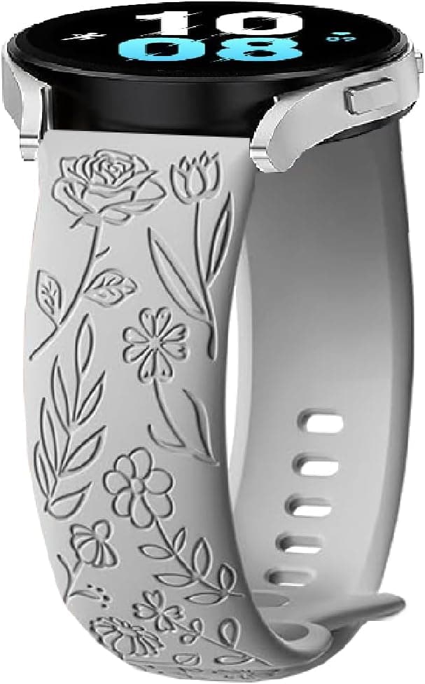 Thumbnail 6 de FYISWHO 20mm Silicone Watch Strap (Flower Bracelet) for Amazfit GTS, GTR Mini and Active Series