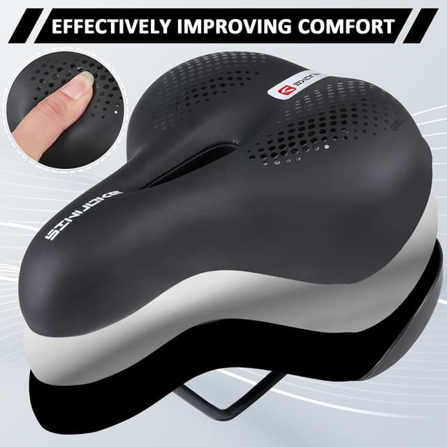Detalle de Wide Soft Bike Saddle Cushion