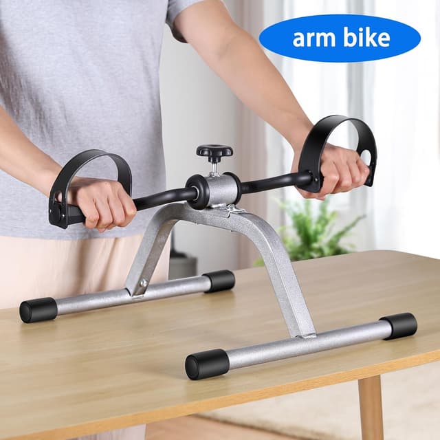 Detalle de RYGEO Pedal Exerciser Mini Exercise Bike for Leg and Arm Recovery