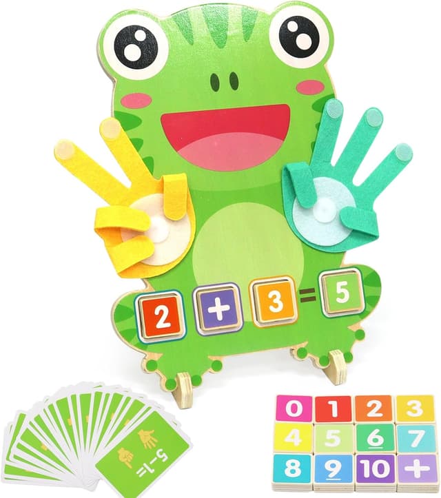 Detalle de Holz Mathe-Zählspielzeug für Kinder ab 3