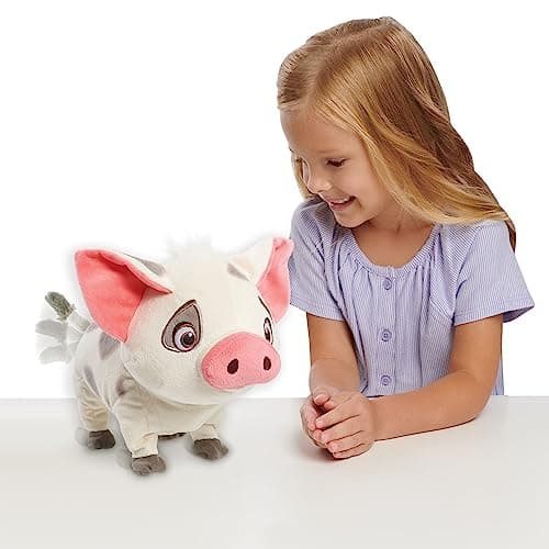 Detalle 2 de Snort & Walk Pua Feature Plush (Moana) peluche
