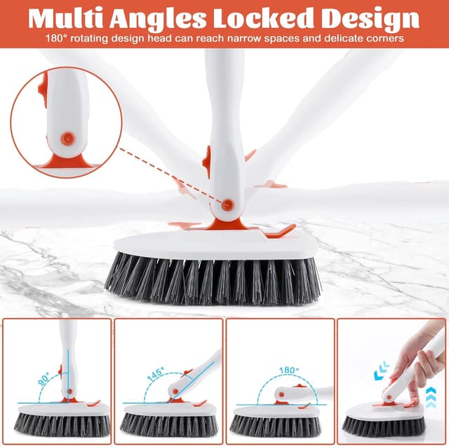 Thumbnail 3 de Bathroom Tile Cleaner 52 Inch Long Handle