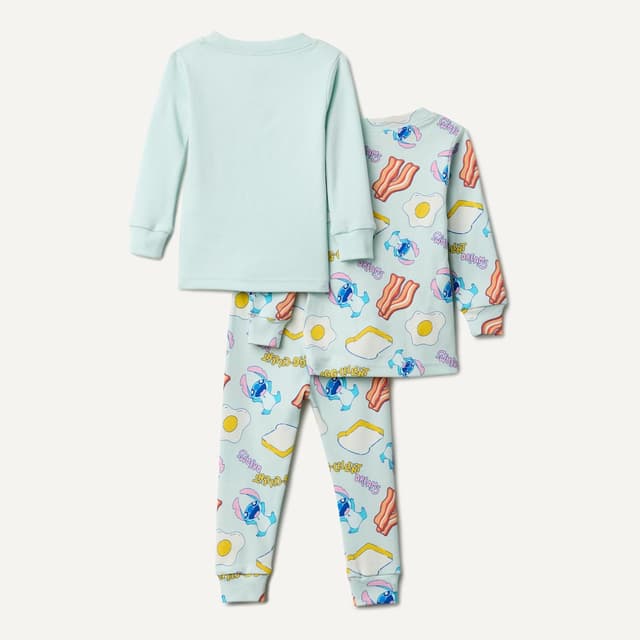 Detalle de Amazon Essentials Mädchen Pyjama-Set (früher Spotted Zebra) – enganliegender Baumwoll-Set für die Nacht