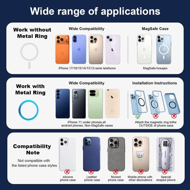 Thumbnail 5 de Uprosdik Black Magnetic Phone Holder 3000gf