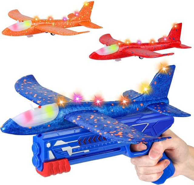 Detalle de Winstico Airplane Launcher Toy with 3 Gliders