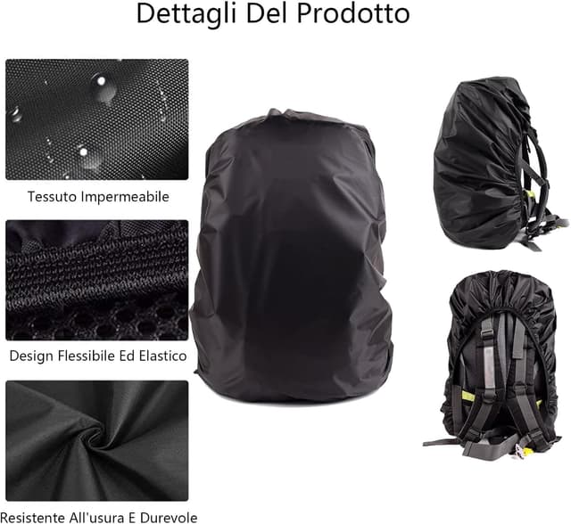 Thumbnail 1 de Yogopro Coprizaino impermeabile 2 pezzi per zaino ☔