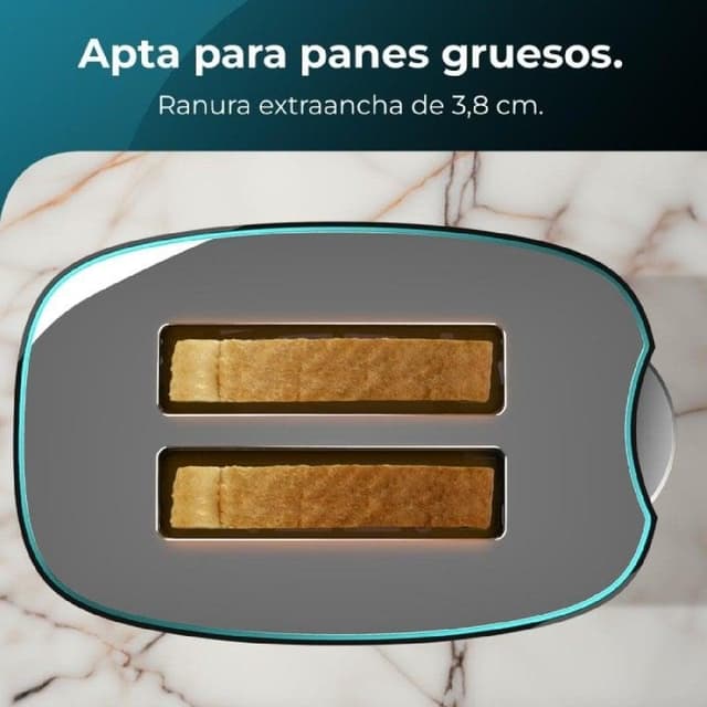 Detalle de cecotec Toast&Taste Double B tostador 650 W