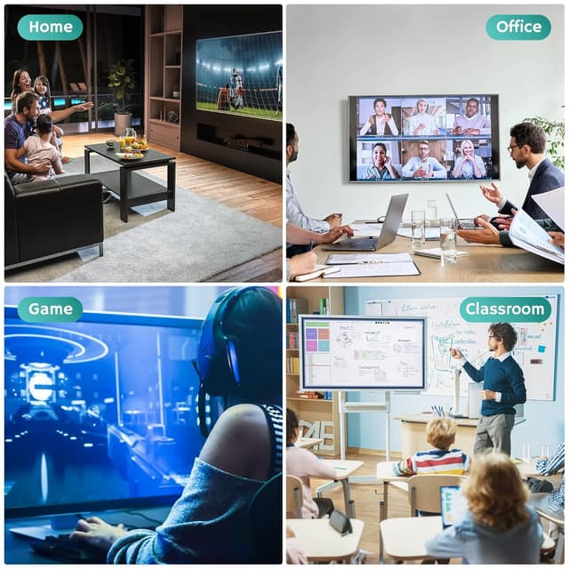 Thumbnail 6 de Mygatti USB-C auf DVI Kabel 5 m (4K@30 Hz, Plug-and-Play) für Monitor, Projektor & TV