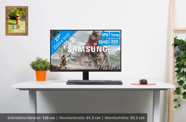Thumbnail 17 de Samsung Odyssey G60F 27 Zoll Gaming-Monitor