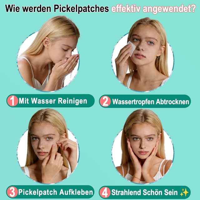 Detalle de Zosilong 720 unsichtbare Pickel-Patches – hautfreundliche Pimple Patches für Tag & Nacht