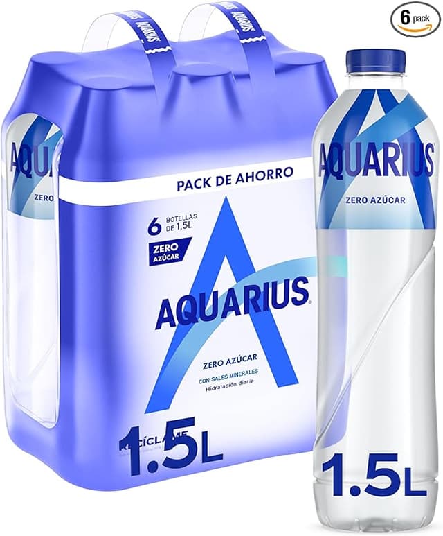 Imagen de Aquarius Zero Azúcar Limón - Pack de 6 botellas 1,5L 🍋 en OfertitasTOP