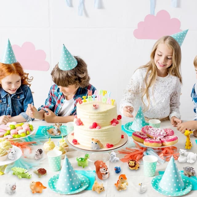 Thumbnail 6 de JOLCEEY 40pcs mini resin animals set for crafts 🐾