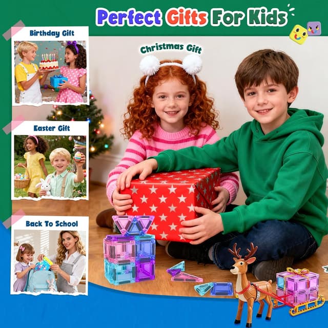 Thumbnail 6 de Soyee Magnetic Tiles 36pcs Travel Set 🧩