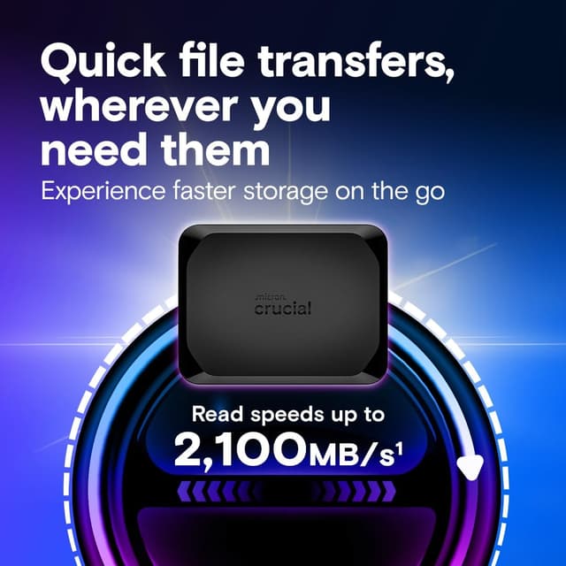 Thumbnail 2 de Crucial X10 portable SSD 2 TB ๐พ