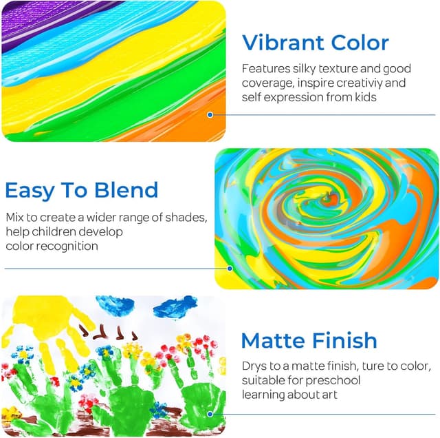 Thumbnail 2 de Smallbudi 15 Colors Washable Tempera Paint 1000ml 🎨