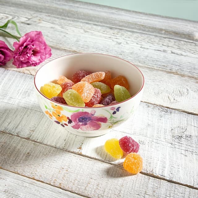 Detalle 2 de Villeroy & Boch Mariefleur Basic Schälchen (Premium-Porzellan), Weiß/Bunt – 13 cm