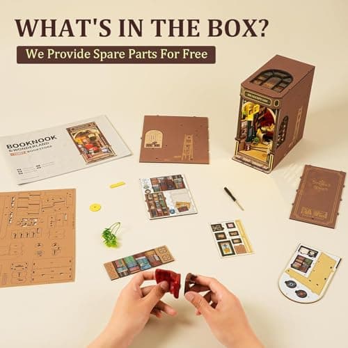 Thumbnail 6 de ROBOTIME Book Nook Kit 🏡 Casa de Muñecas en Madera