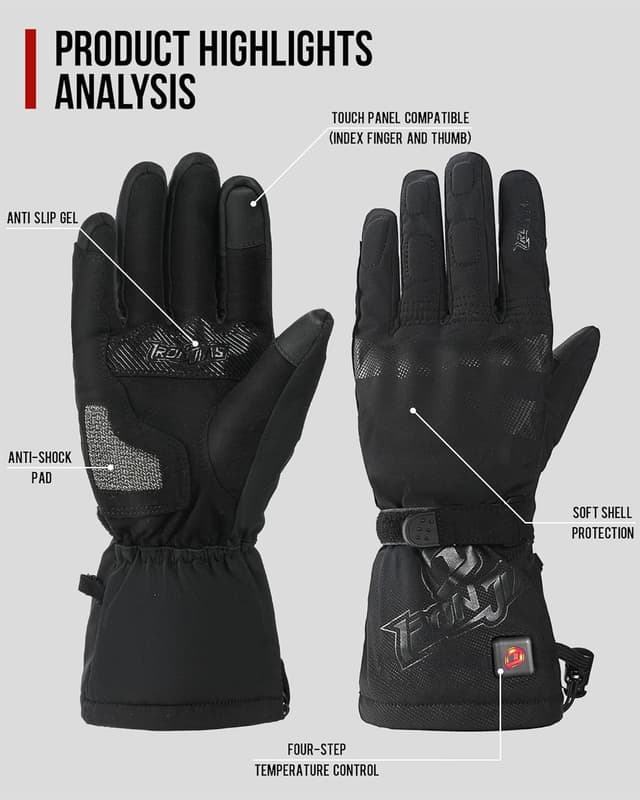 Thumbnail 5 de IRON JIA'S Guanti Riscaldati Moto 3000 mAh