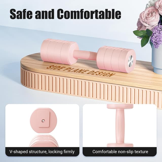 Thumbnail 6 de MERACH Adjustable Dumbbell Set 8 kg