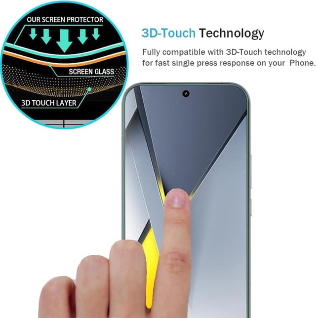 Detalle de AOKUMA Verre trempé pour Xiaomi Poco F8 Pro (lot de 2) – protection écran 0,26 mm, 9H, haute définition