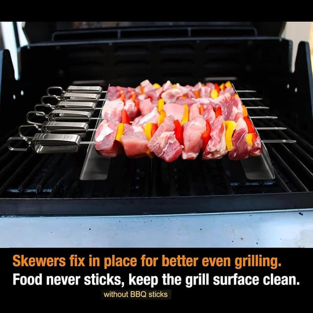 Thumbnail 5 de Wzzy Gurden Griglia per spiedini 30 cm 🍢